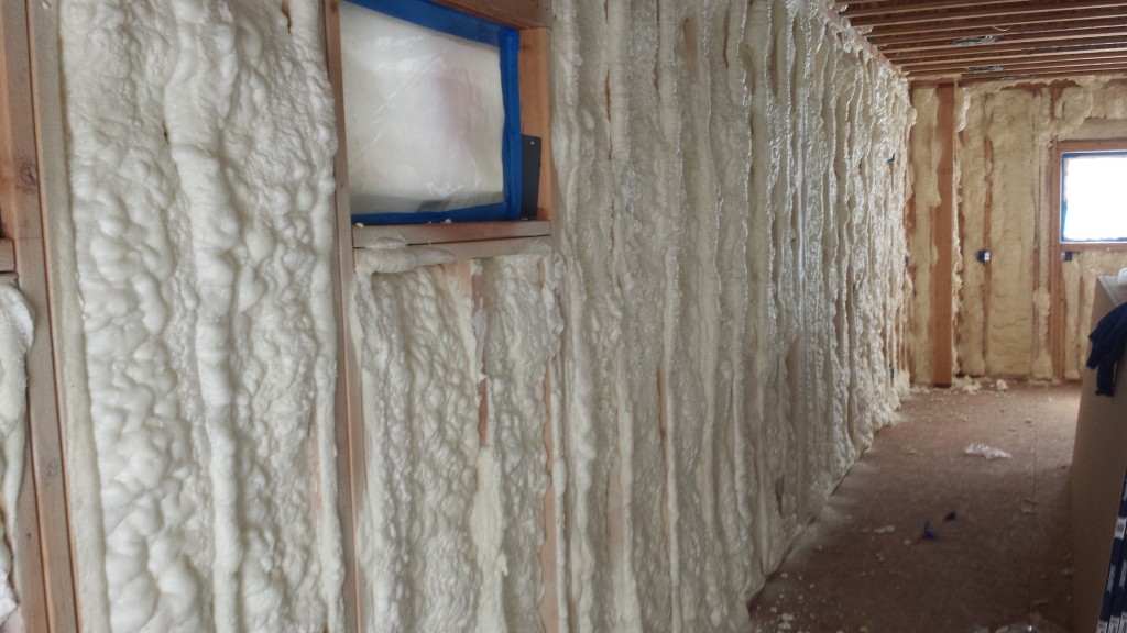 Walls Before Cleanup U.S. Spray Foam Rentals